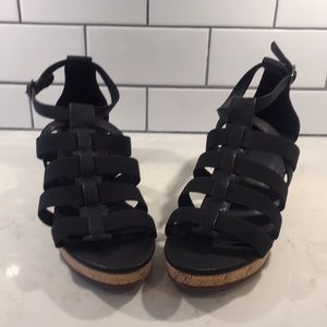 Eileen Fisher cork sandals